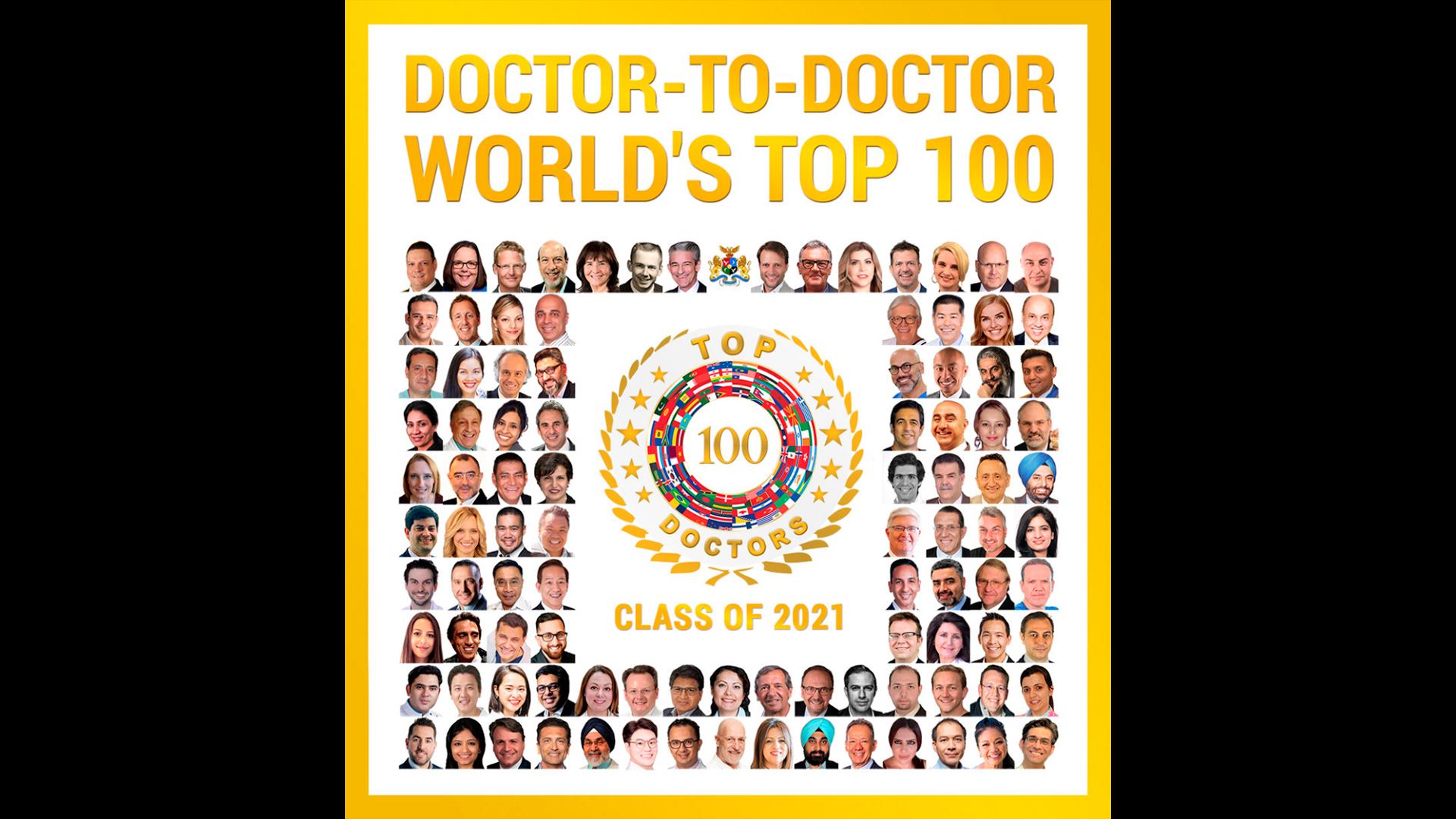 Docente es reconocido como uno de los mejores 100 médicos del mundo para el 2022