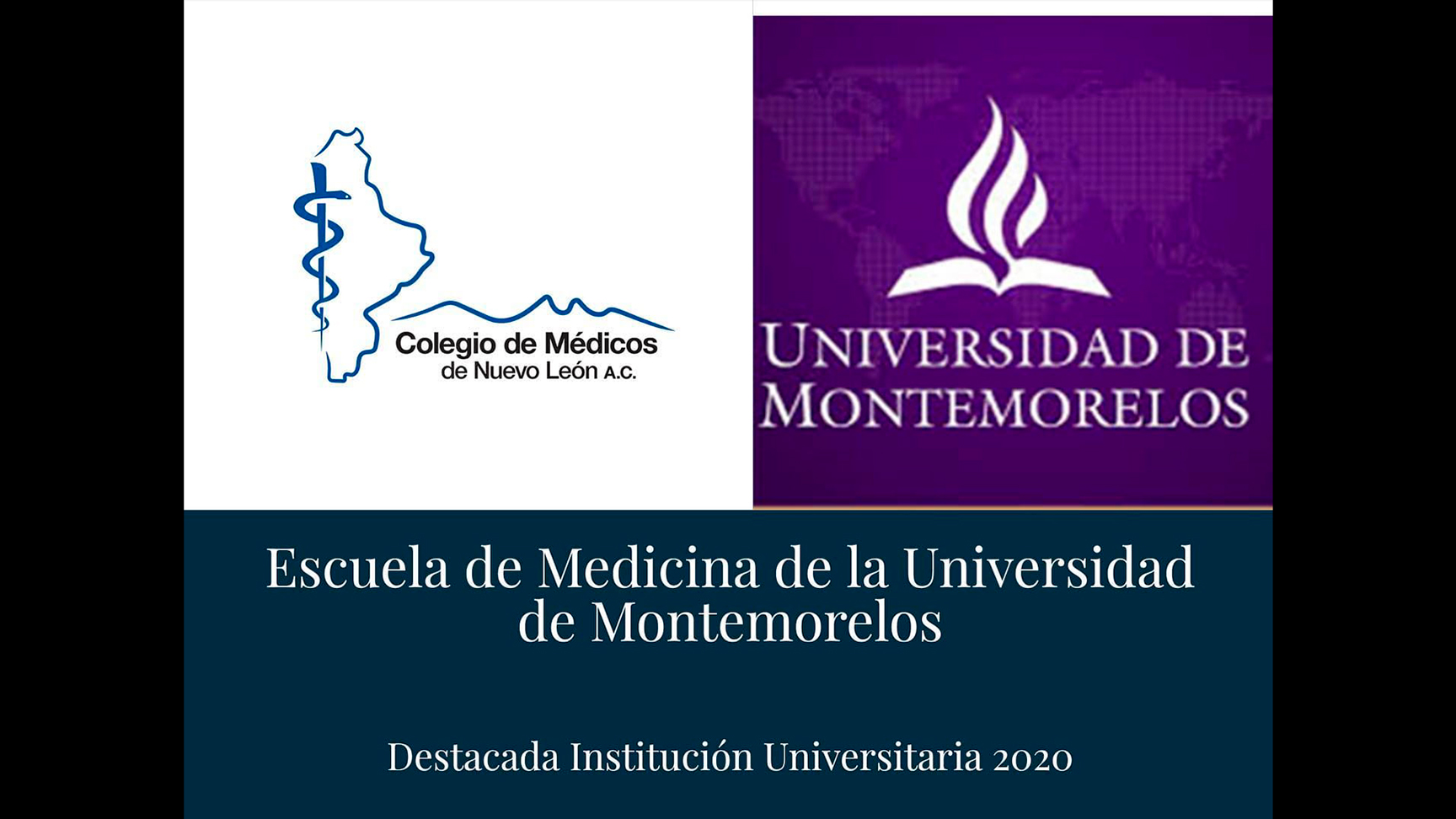 Colegio de Médicos Cirujanos del Estado de Nuevo León, reconoce por sexta ocasión a la Universidad de Montemorelos. 