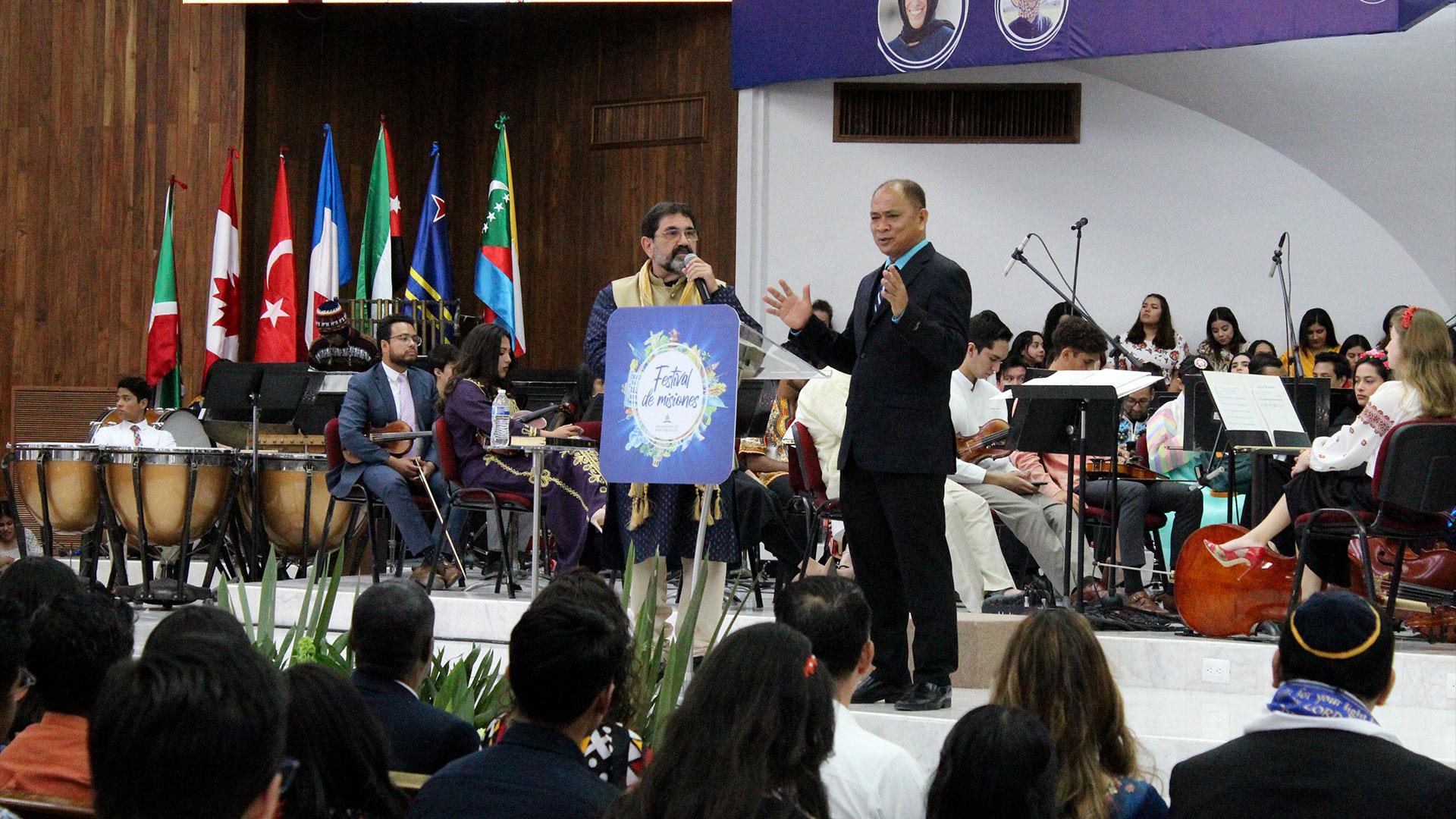 Ptr. Roger Caderma, presidente, de la División Asia Pacífico Sur. Fotografía por: Comunicación Institucional.