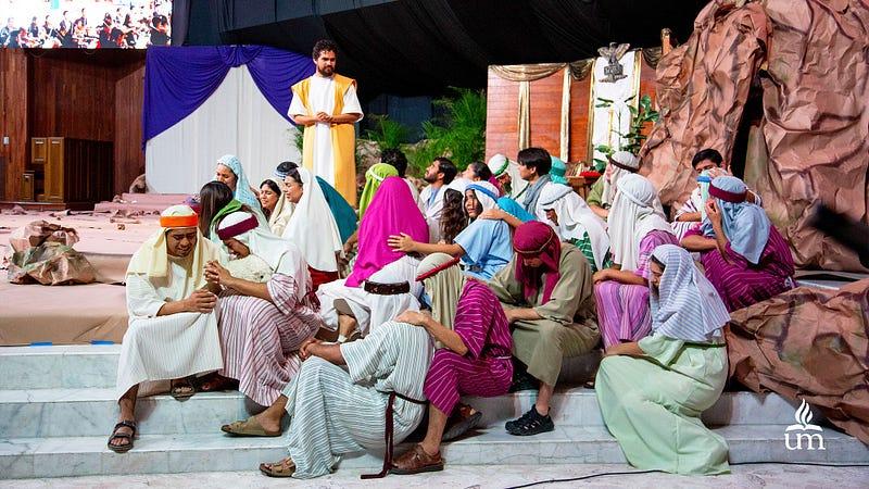 Presentación de la obra musical “Cordero de Dios”, el viernes 11 de abril, en la Iglesia Universitaria. Fotografía por: Universidad de Montemorelos / Lisandra Vicente.