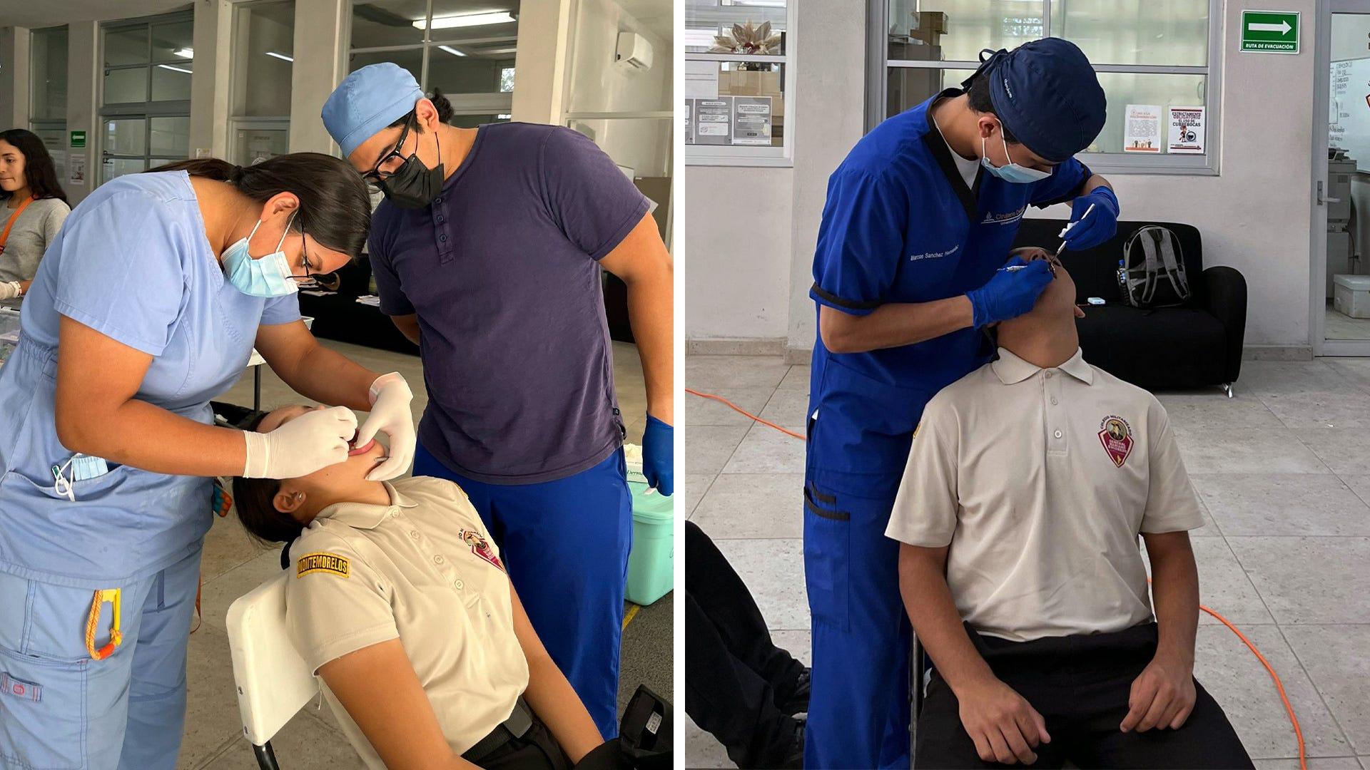 El Colegio Militarizado de Montemorelos se convirtió en la segunda institución educativa del municipio en recibir la distinción de Escuela Cero Caries Dental, como parte del programa impulsado por la Secretaría de Salud, la Universidad de Montemorelos y el gobierno municipal. Fotografía cortesía de UPS.
