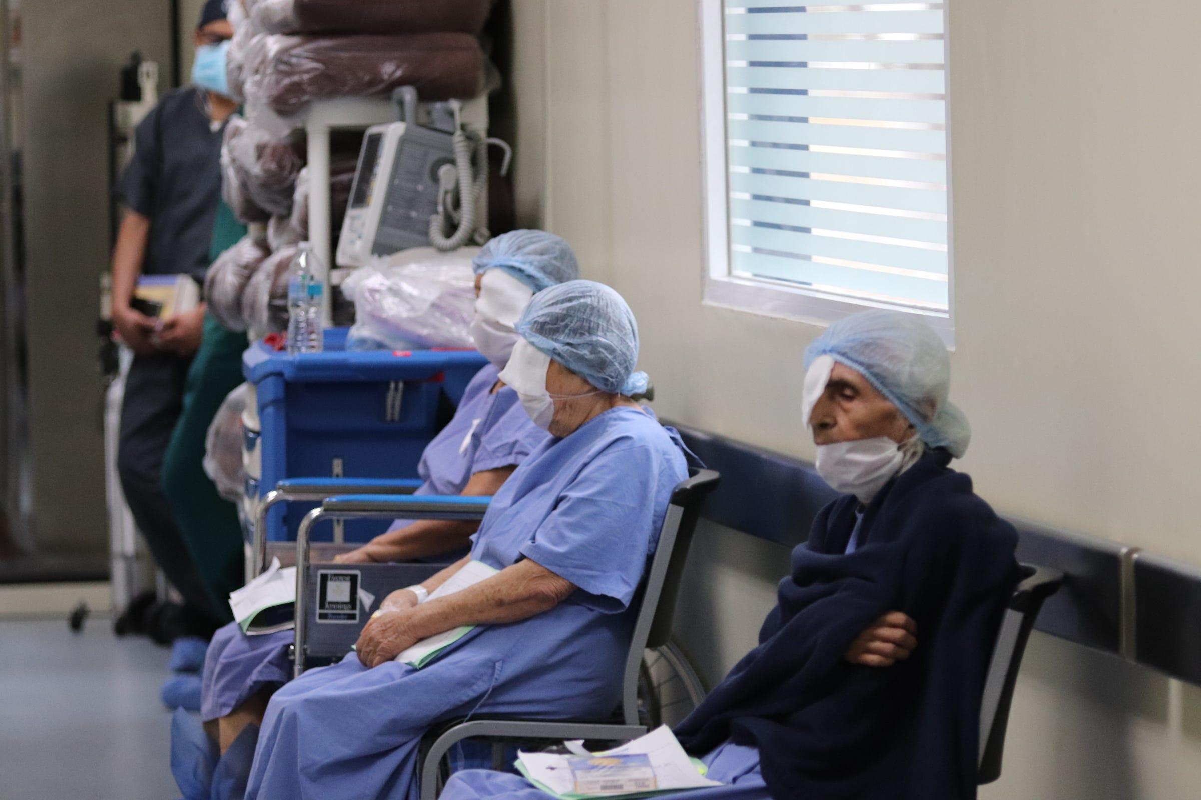 Algunos de los pacientes beneficiados.