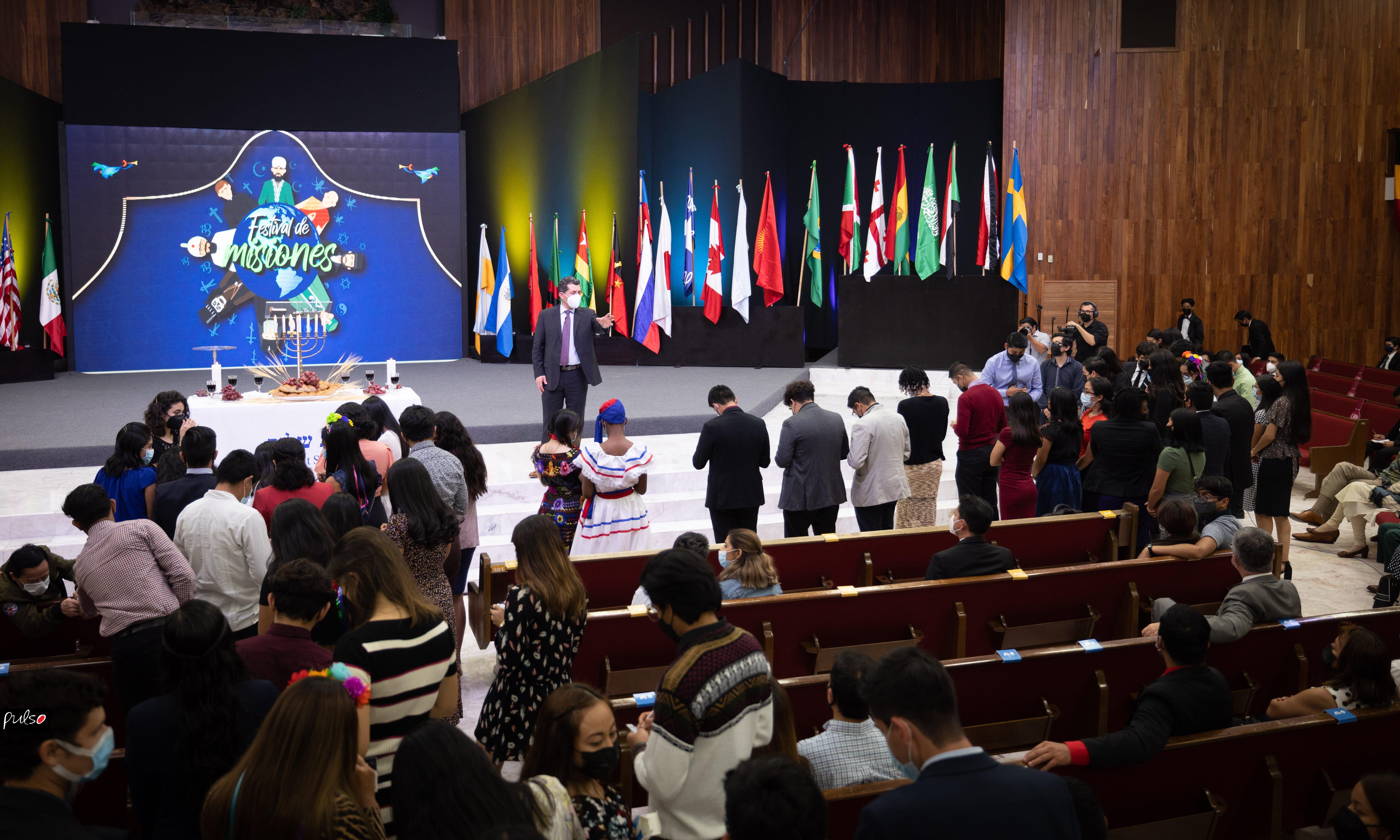 Festival de Misiones realizado en la Iglesia Universitaria, marzo 2022. Fotografía por: Pulso