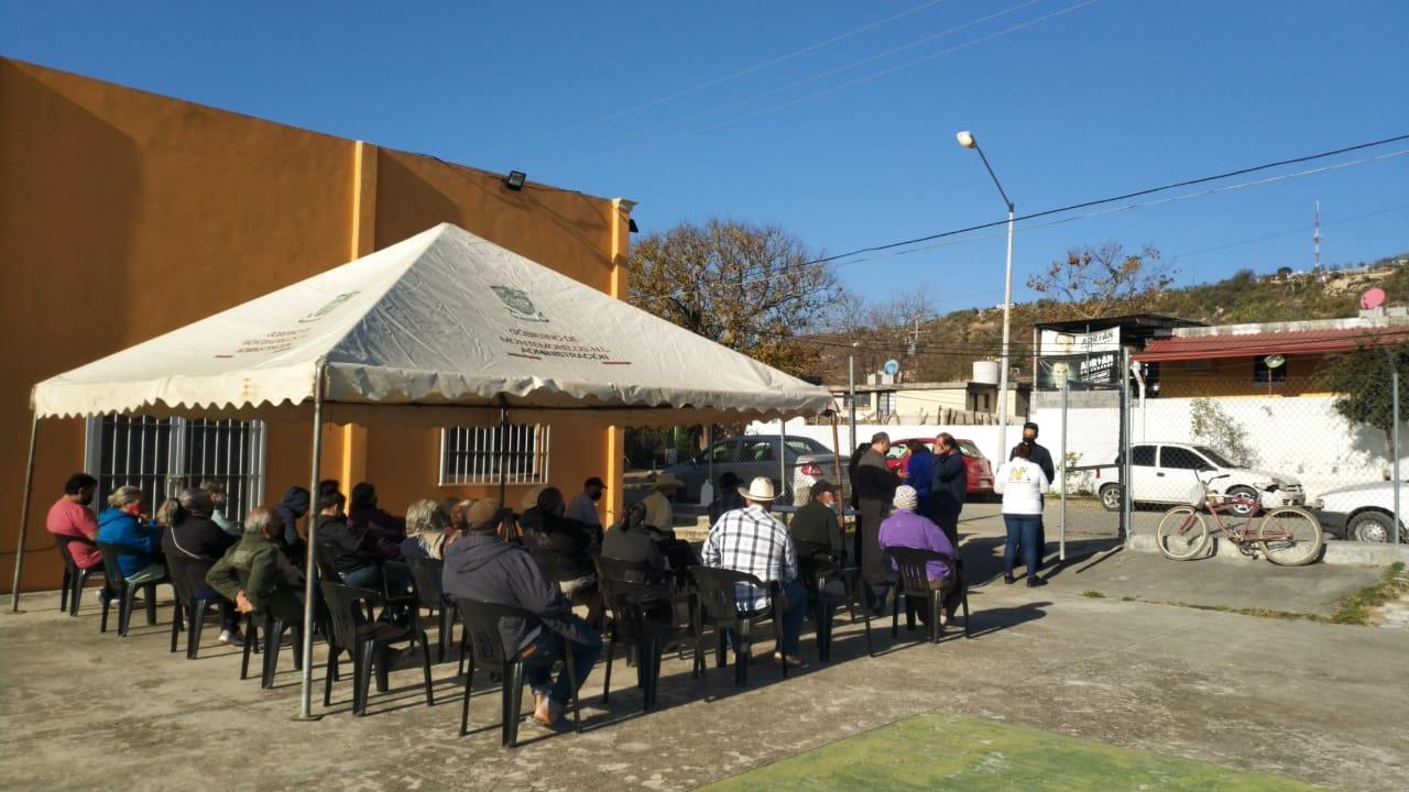 Las brigadas se han realizado en el Comedor del Adulto Mayor del municipio. Fotografía por: departamento de UPS.