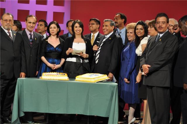 Con el equipo de Esperanza TV.