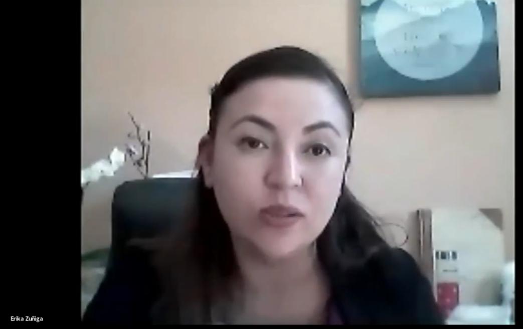 Dra. Erika Zuñiga, directora de la Fundación Growth & Empowerment Associated Resources.