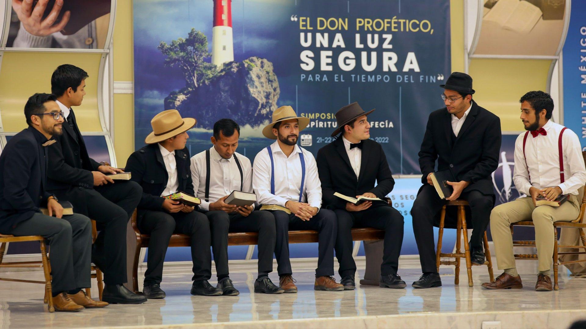 Estudiantes de la Facultad de Teología presentaron el diálogo “Movimiento Millerita en 1844”. Fotografía por: Pulso UM.
