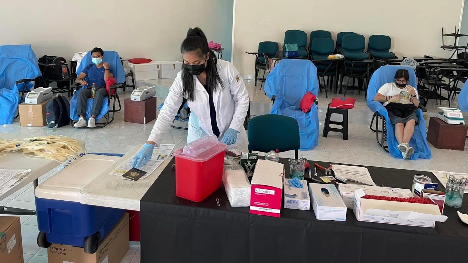 Se podrán salvar la vida de 351 personas, gracias a las dos campañas de donación de sangre realizada en la institución. Fotografía por: Hospital La Carlota.