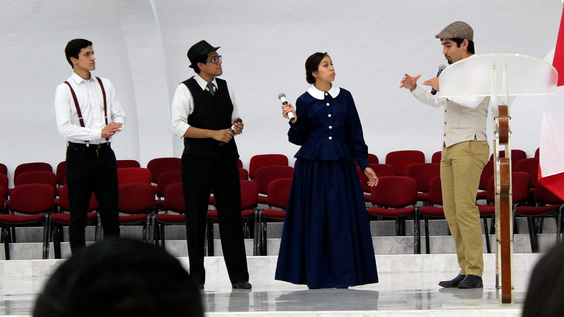 Isaí participando en algunos programas de sociedad de jóvenes en la Iglesia Universitaria (2020). Fotografía por: Flickr @universidaddemontemorelos