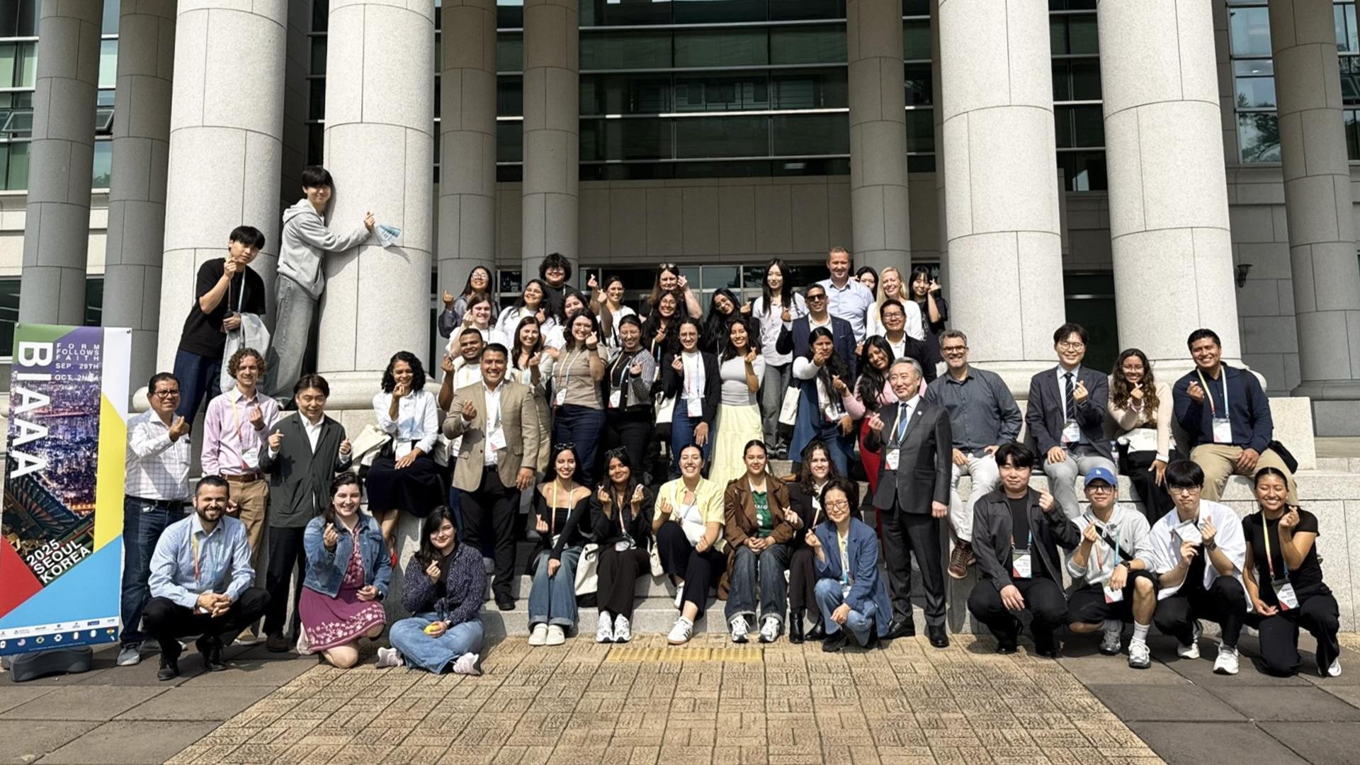 Alumnos de Arquitectura fortalecen su formación en una experiencia internacional en Corea del Sur