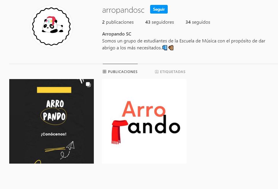 Captura de pantalla del proyecto: Arropando.
