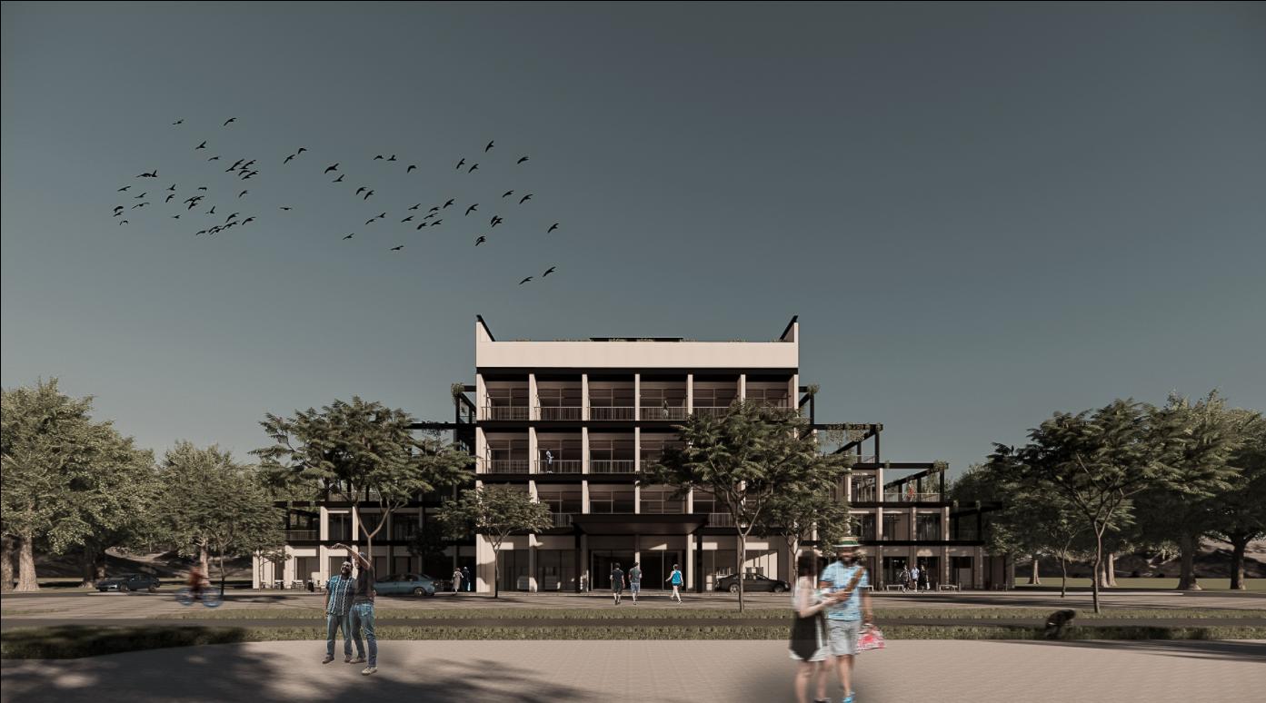 Fotografía principal. Edificios Institucionales: Espacios De Trabajo, por: Aarón Velázquez Tello.