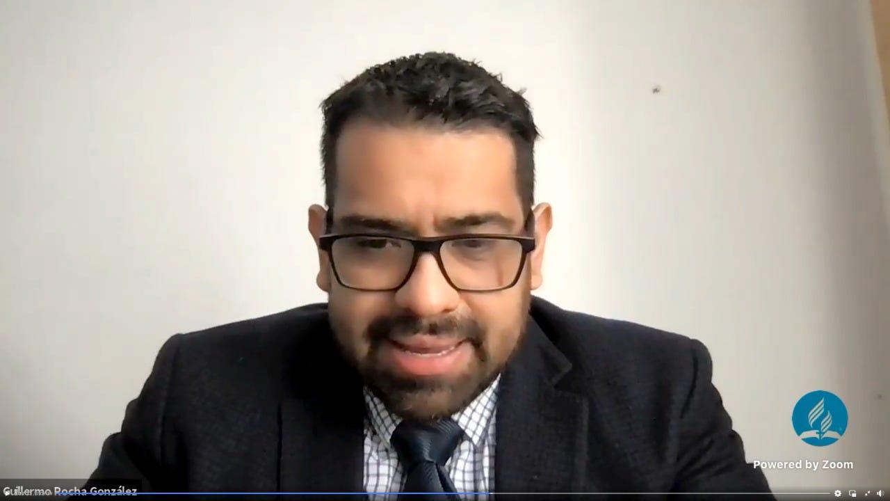 Mtro. Guillermo Rocha González, en su ponencia.