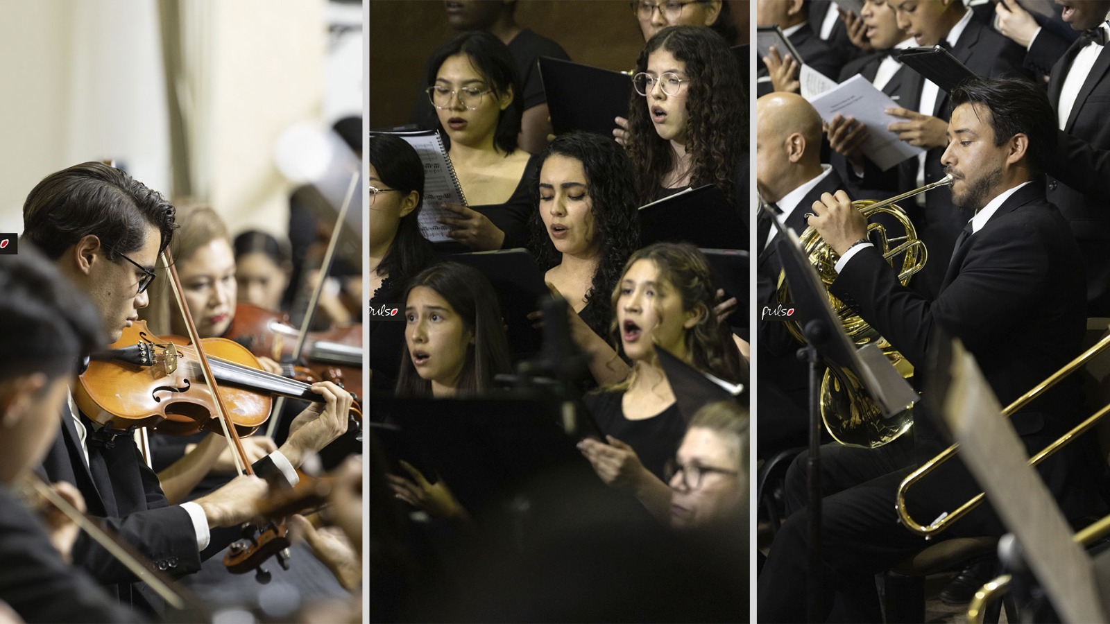 Alumnos de diferentes carreras de la Universidad conforman las agrupaciones y solistas que participaron en la Semana Mozartiana. Fotografías por Universidad de Montemorelos.