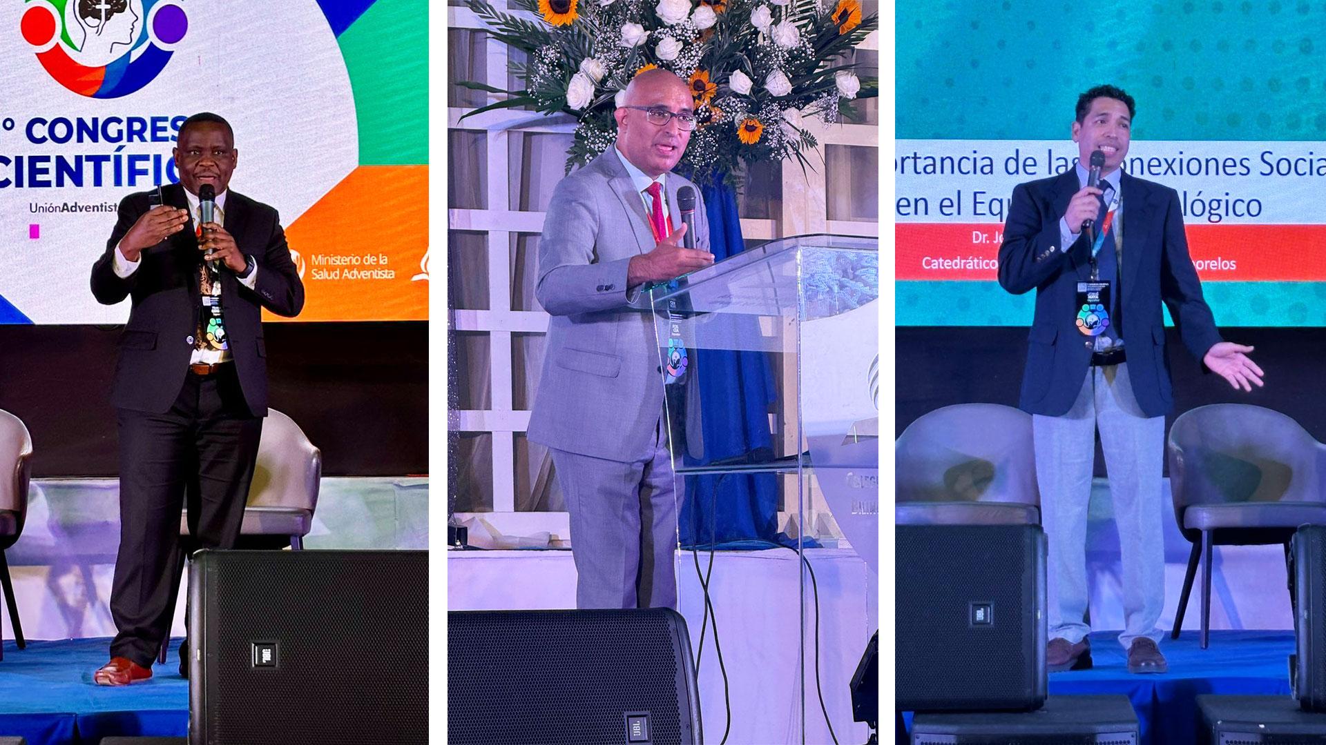 Conferencias magistrales, investigaciones científicas y espacios de diálogo permitieron integrar la evidencia científica y la cosmovisión cristiana en torno a la promoción de la salud mental durante el congreso. Fotografía cortesía de UPS.