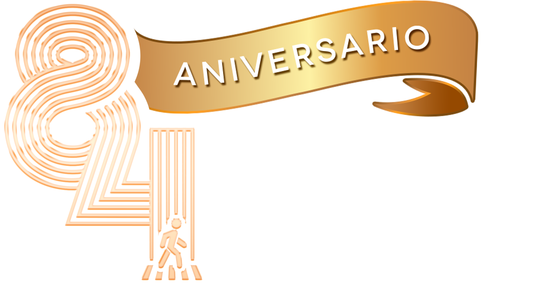 Logotipo del 84 aniversario de la Universidad de Montemorelos